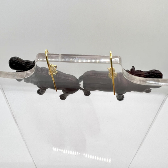 Hippo Earrings - Animal Earrings - Zoo Earrings - Teacher Earrings - Picture 7 of 9